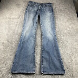 Levis 525 84 Bootcut Jeans Ladies Womens 31x32 Blue Medium‎ Wash Mid Rise